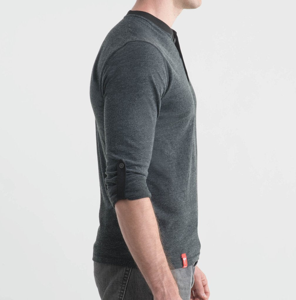 Men's Long Sleeve Henley